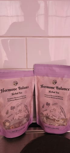 Customer photo review of Hormone Balance Herbal Tea