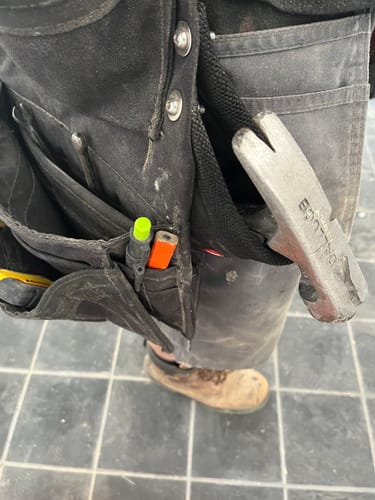 Customer photo review of DiamondBack Toolbelts | Hammer Holster