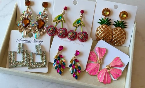 Customer photo review of Aretes triple aro