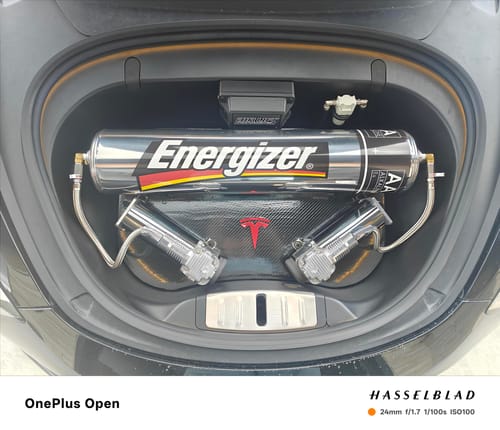 Customer photo review of Frunk Scratch Resistant Panels For Tesla Model 3 2017-2023