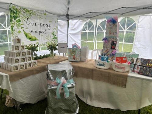 Nicole S. review of Baby Knits™ Personalized Knitted Basket image 1 out of 3