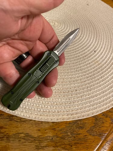 Customer photo review of VT Black Rocket Mini OTF Knife