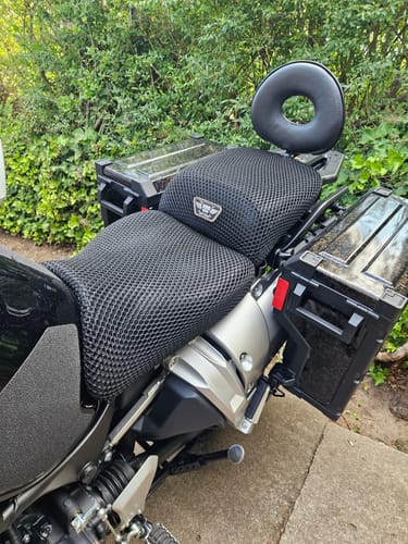 Customer photo review of Wind Rider Seat Cover