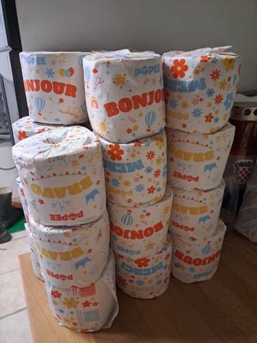Avis photo d'un client sur PAPIER TOILETTE Beau et Doux - 24 rouleaux