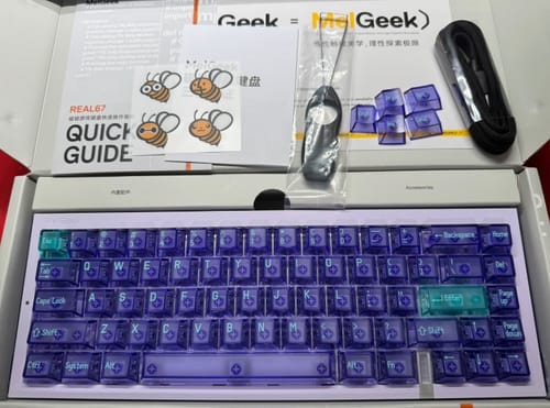 Customer photo review of REAL67 Magnetic Keyboard
