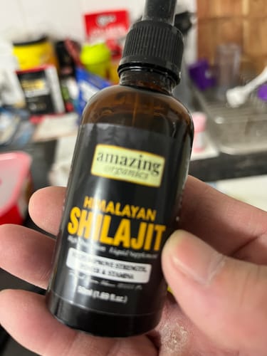 Customer photo review of Himalayan Shilajit Drops
