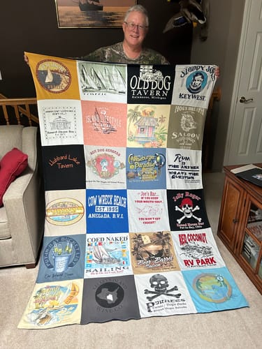 Duane W. review of Premium T Shirt Quilt image 1 out of 1