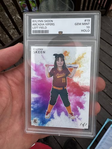 Customer photo review of Custom Graded Card