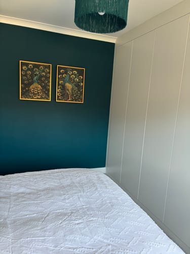 Customer photo review of Luxe Peacock Set of 2 Prints