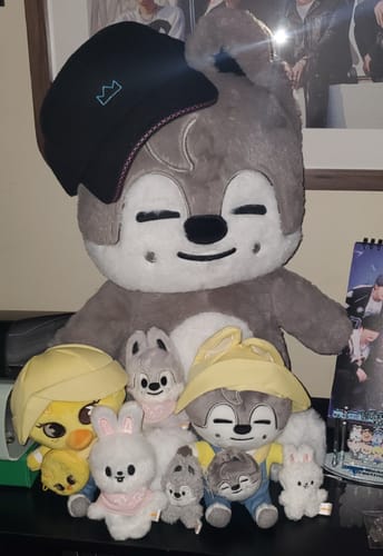 Customer photo review of STRAY KIDS - SKZ 5'CLOCK 5TH FAN MEETING OFFICIAL MD SKZOO PLUSH 10CM VER.