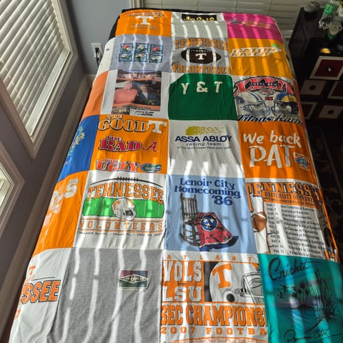 Toni S. review of Premium T Shirt Quilt image 1 out of 1