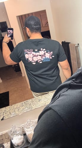 Customer photo review of Hazakura T-Shirt