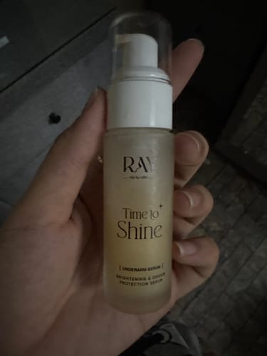 Customer photo review of Time To Shine (Under Arm Serum)