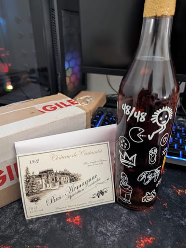 Customer photo review of NOSTALGIA - 70cl - 1992-2022 (30 Ans) - Édition Limitée 48 Bouteilles - Bas-Armagnac