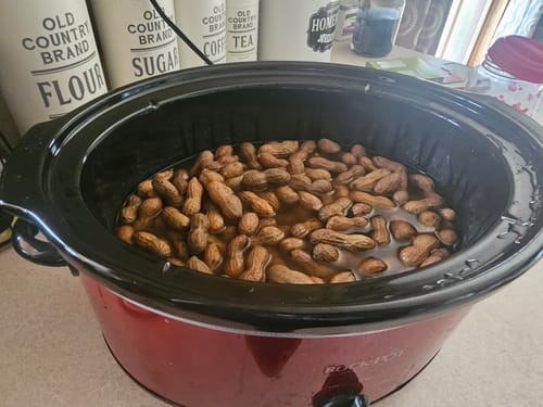 Customer photo review of Boil-The-Bag Boiled Peanuts (2 Bags)