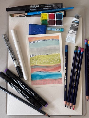 Customer photo review of Abstract Art Grab Bag
