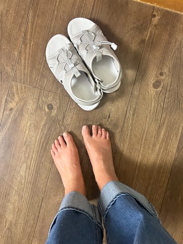 Customer photo review of HF Baresandals II – Ergonomic Footbed & Ultra-Lightweight Barefoot Sandals (Unisex) (BOGO)