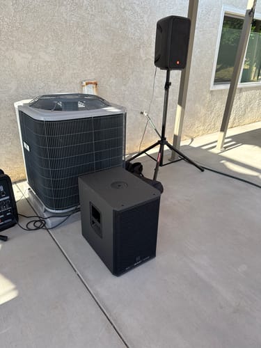 Customer photo review of RCF SUB-702AS-MK3 12-Inch Active Subwoofer - 1400 Watt