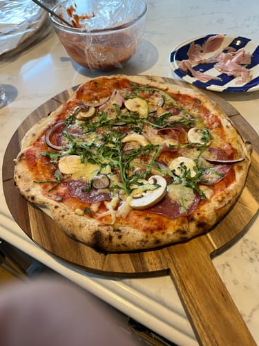 Customer photo review of Sourdough Pizza Bases