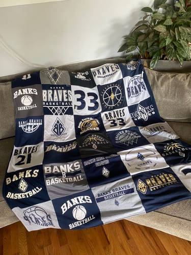 Customer photo review of Premium T Shirt Quilt