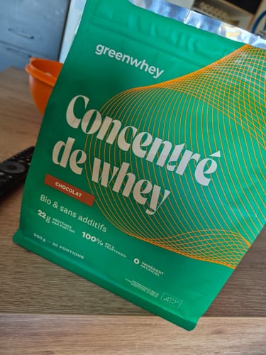 Customer photo review of Protéine de Whey Bio