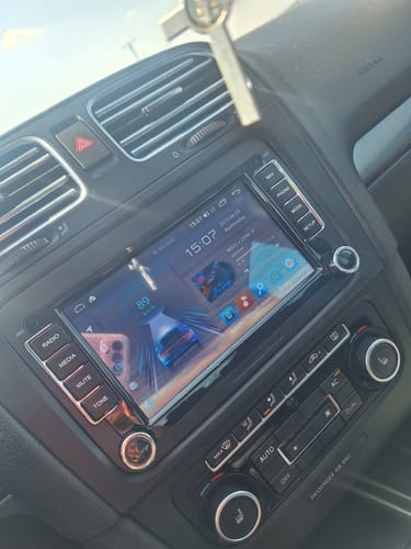 Customer photo review of Apple Carplay 7" Autoradio Android 11 GPS Navi 2 DIN Für VW GOLF 5 6 Passat Polo