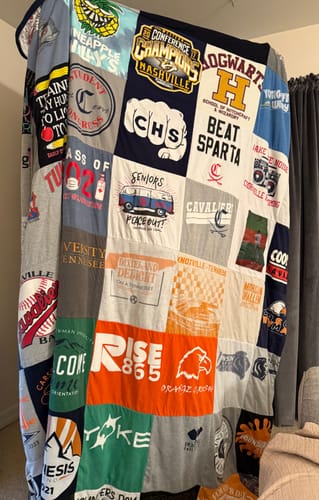Marcie R. review of Premium T Shirt Quilt image 1 out of 2