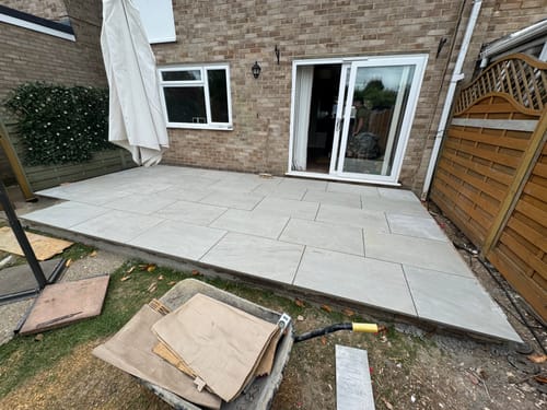 Customer photo review of Kandala - Grey Porcelain Paving Tiles - 900 x 600 x 20mm