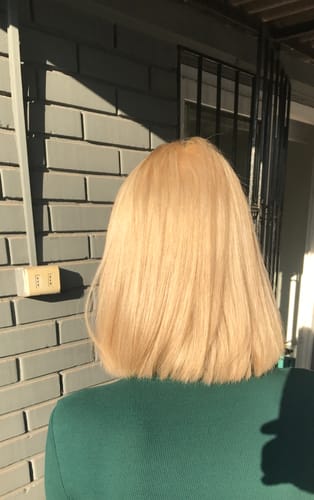 Reseña con foto de un cliente sobre Hair Power - Reparación Capilar 60 ml