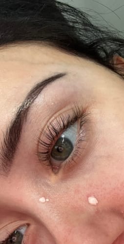 Customer photo review of NEW AND IMPROVED Lash Growth Serum