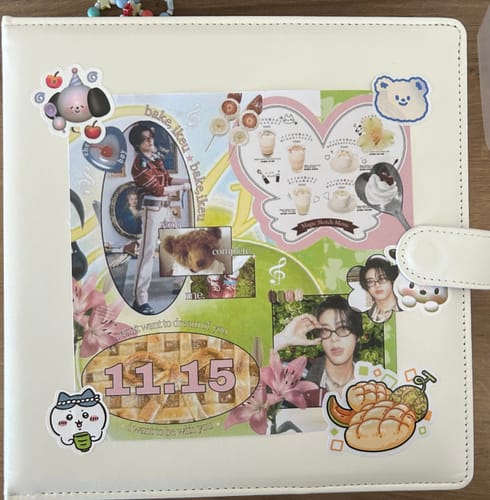 Customer photo review of MYSTIC WHITE BINDER - A5 CUSTOM