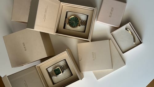 Customer photo review of Emily Gold Silver Green