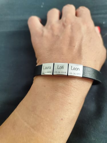 Customer photo review of Bracelet: Lux Leather