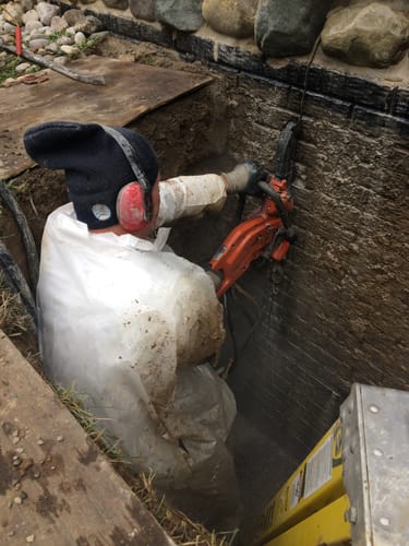 Customer photo review of Cougar RBX Premium 14" Ring Saw Blade for Cured Concrete in .165 and .235 Thickness