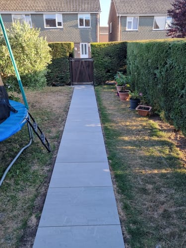 Customer photo review of Kandala - Grey Porcelain Paving Tiles - 900 x 600 x 20mm