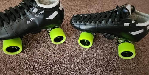 Customer photo review of Bont Royal Assassin Roller Skate Wheels