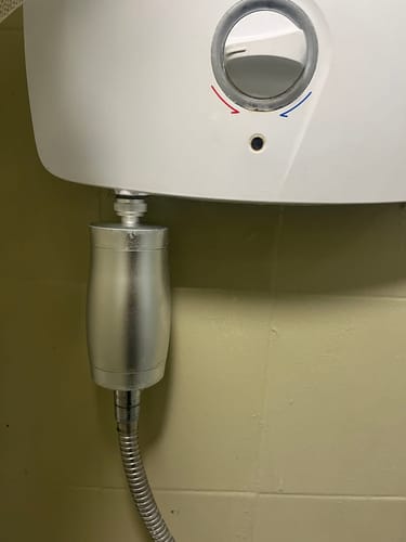 Customer photo review of AquaLab® Shower Filter