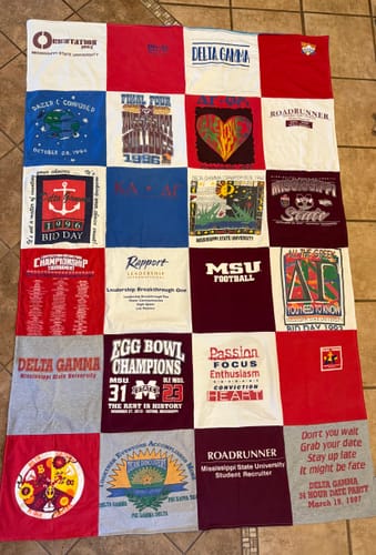 Morgan F. review of Premium T Shirt Quilt image 1 out of 1