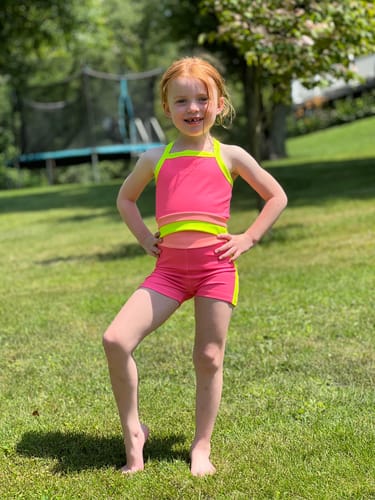 Customer photo review of active - neon pink