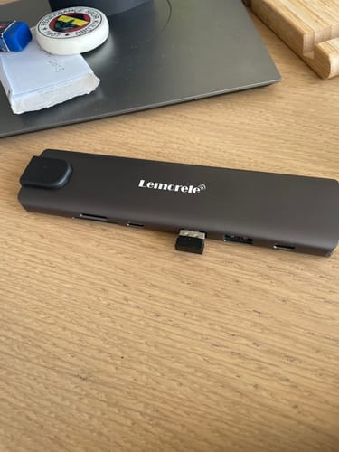 Customer photo review of Lemorele USB C Hub with Dual HDMI 11 in 1 【TC65L】