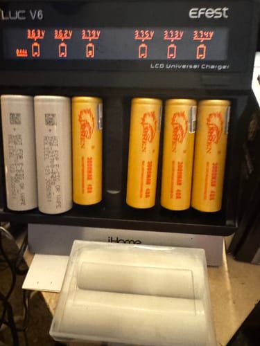 Customer photo review of Molicel P45B 21700 4500mAh 45A Battery