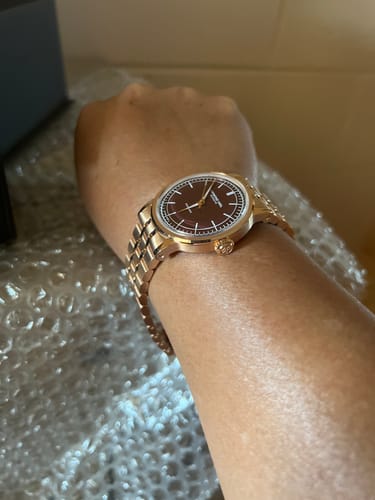 Customer photo review of Raymond Weil Millesime Women's 35mm Automatic Watch 2125-P5-45001