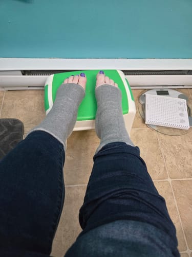 Customer photo review of Elite Bamboo Soothing Footsleeves- 50% OFF