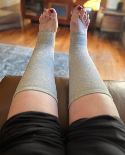 Customer photo review of Elite Bamboo Soothing Footsleeves- 50% OFF
