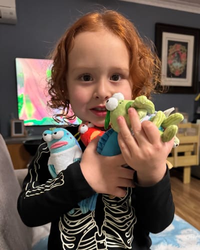 Customer photo review of Bikini Bottom Buddies - Whimsical Plush
