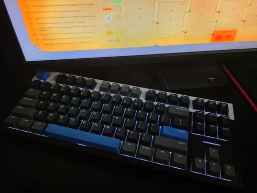 Customer photo review of IQUNIX EZ80 Magnetic Switch Hall Effect Gaming Keyboard
