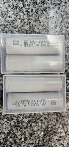 Customer photo review of Molicel P50B 21700 5000mAh 60A Battery