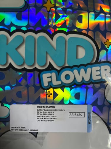Customer photo review of Chem Dawg - 28 Grams - Minis (Hybrid)
