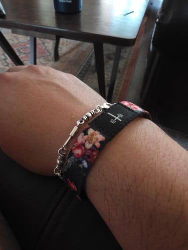 Customer photo review of Daily Bible Verse Wristband