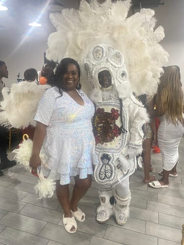 Customer photo review of Jennifer Peplum Dress White